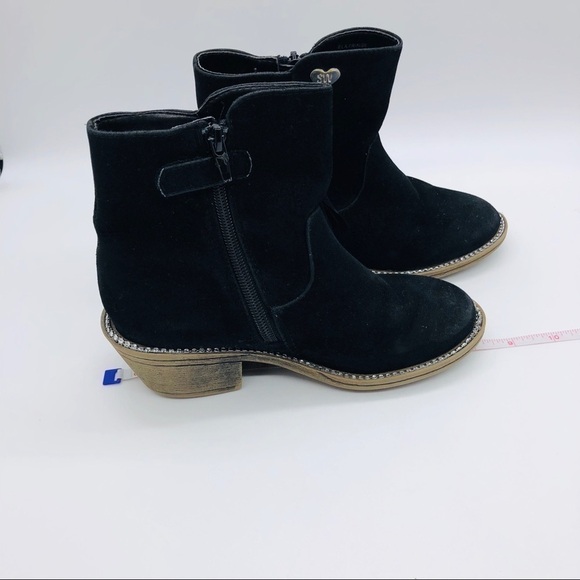 STUART WEITZMAN BIG GIRLS BLACK SUEDE BOOTS SIZE 1 - Picture 14 of 16